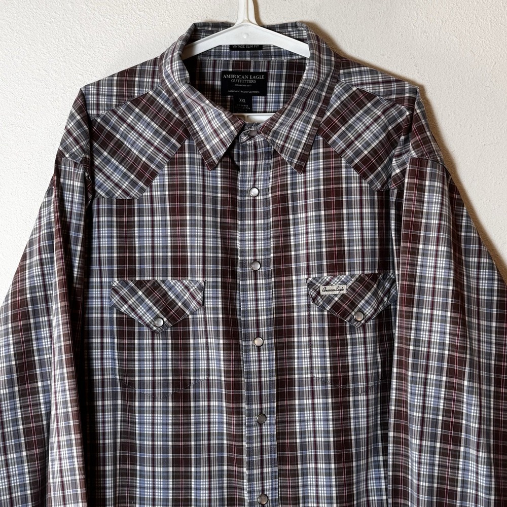 Cinch Womens XL Western Shirt Striped Long Sleeve Button Front NWT Blue
